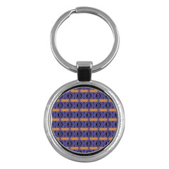 Bitcoin Logo Pattern Key Chain (round) by ExtraAwesomeSauce