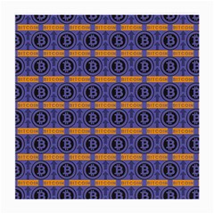Bitcoin Logo Pattern Medium Glasses Cloth by ExtraAwesomeSauce