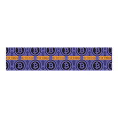 Bitcoin Logo Pattern Velvet Scrunchie by ExtraAwesomeSauce