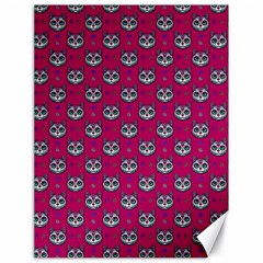 Calavera Cat Art Pattern Canvas 18  X 24  by ExtraAwesomeSauce