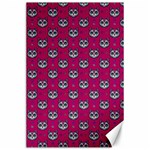 Calavera Cat Art Pattern Canvas 24  x 36  23.35 x34.74  Canvas - 1