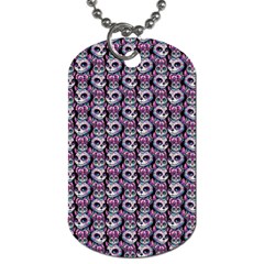 Sugar Skull Cat Pattern Dog Tag (two Sides) by ExtraAwesomeSauce