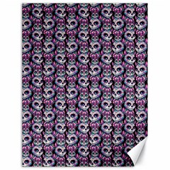 Sugar Skull Cat Pattern Canvas 18  X 24  by ExtraAwesomeSauce