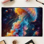Cosmic Jellyfish Artwork Cosmetic Bag (XXXL) Back