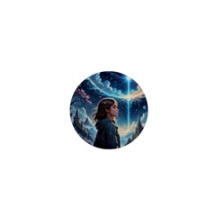 Enchanting Fantasy Night Sky Scene 1  Mini Magnets by ExtraAwesomeSauce