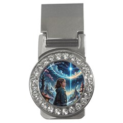 Enchanting Fantasy Night Sky Scene Money Clips (cz)  by ExtraAwesomeSauce
