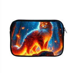 Enchanted Fire Feline Apple Macbook Pro 15  Zipper Case by ExtraAwesomeSauce