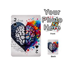 Brain Heart Math Playing Cards 54 Designs (mini) by Salmanaz77