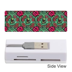 Retro 1880s Flowers Pattern 3 Memory Card Reader (stick) by violetheavensky
