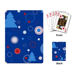 Christmas Pattern Tree Design Playing Cards Single Design (rectangle) by Paksenen