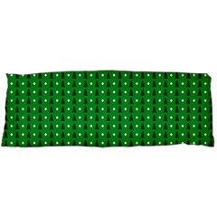 Green Christmas Tree Pattern Background 15 x40  Body Pillow Case Dakimakura (two Sides) by Paksenen