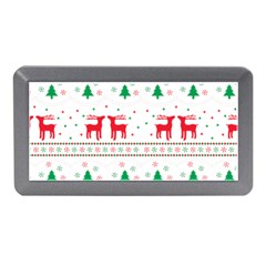 Red Green And Blue Christmas Themed Illustration Memory Card Reader (mini) by Paksenen