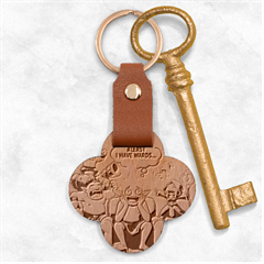 Huiok Engraved Wood Key Chain by SkinsForTeens