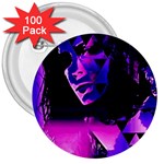 Counting Coup Ultraviolet 3  Buttons (100 pack)  Front