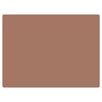 Mocha Mousse Hex Code #a47864 Two Sides Premium Plush Fleece Blanket (Baby Size) 40 x30  Blanket Front