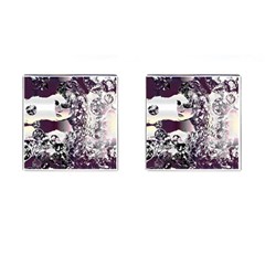 Marina Paper Cut Cufflinks (square) by MRNStudios