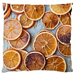 Orange, Slices, Fruits, Citrus Standard Premium Plush Fleece Cushion Case (one Side) by kyorashop23