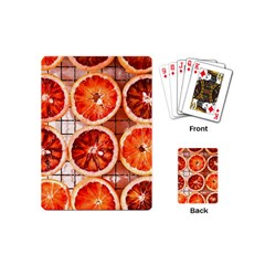 Peorange, Fruit, Citrus Playing Cards Single Design (mini) by kyorashop23