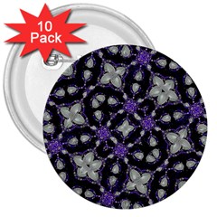 Gothic Radiance 3  Buttons (10 Pack)  by dflcprintsclothing