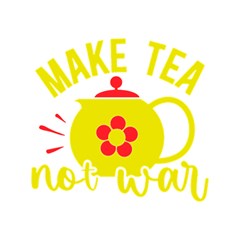 Make Tea Not War  Play Mat (rectangle) by ConteMonfrey