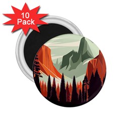 Mountains 2 25  Magnets (10 Pack)  by Salmanaz77