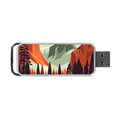 Mountains Portable Usb Flash (one Side) by Salmanaz77