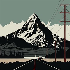 Mountains Play Mat (rectangle) by Salmanaz77
