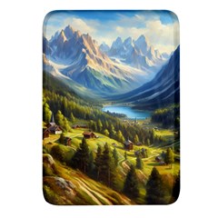Forest Landscape Nature Trees Rectangular Glass Fridge Magnet (4 Pack) by Salmanaz77