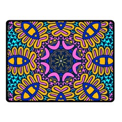 Mandala Fishes   Fleece Blanket (small) by ConteMonfrey