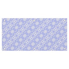 Light Purple And White Floral Pattern Banner And Sign 6  X 3  by SpinnyChairDesigns