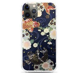 Japanese Wave Koi Illustration Pattern Iphone 12 Pro Max Tpu Uv Print Case by Ndabl3x