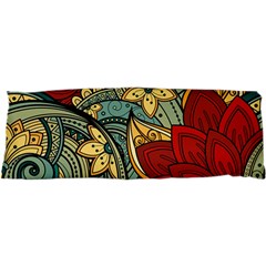 Pattern Shape Colorful Flower Leaves 17 x47  Body Pillow Case Dakimakura (two Sides) by Posterlux