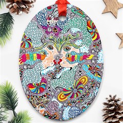 Supersonicangeldream Ornament (oval) by chellerayartisans