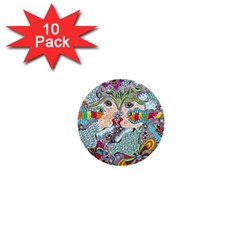 Supersonicangeldream 1  Mini Buttons (10 Pack)  by chellerayartisans