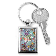 Supersonicangeldream Key Chain (rectangle) by chellerayartisans