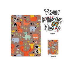 Pet Animal 05 Playing Cards 54 Designs (mini) by myclothy