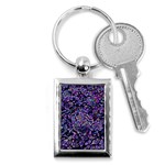 Neon Symphony Design Key Chain (Rectangle) Front