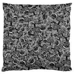 Be True Be Yourself Typographic Print Pattern Standard Premium Plush Fleece Cushion Case (two Sides) by dflcprintsclothing