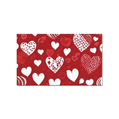 Valentine Sticker Rectangular (10 Pack) by pollyparadiseartshop