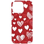 Valentine iPhone 15 Pro Max Black UV Print PC Hardshell Case Front