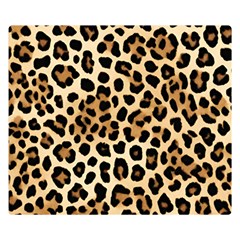 Leopard Premium Plush Fleece Blanket (small) by pollyparadiseartshop