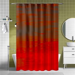 Crimson Skys Shower Curtain 48  X 72  (small)  by RiverRootz