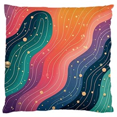 Art Abstract Pattern Large Cushion Case (one Side) by Salmanaz77