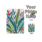 Illustrations Plants Nature Leaves Playing Cards 54 Designs (Mini) Front - Heart8
