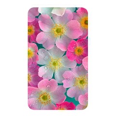Pink Neon Flowers Flower Memory Card Reader (rectangular) by Cemarart
