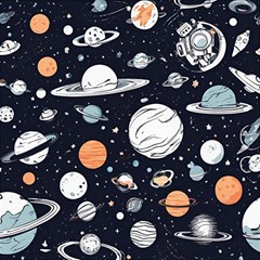 Space Galaxy Universe Stars Sky Play Mat (rectangle) by Paksenen