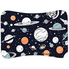 Space Galaxy Universe Stars Sky Velour Seat Head Rest Cushion by Paksenen