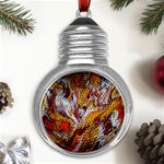 Phoenix Metal Light Bulb Shape Ornament Front