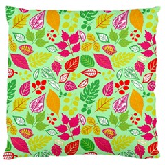 Flower Flora Floral Nature Pattern Seamless Large Cushion Case (one Side) by Bedest