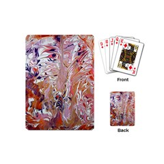 Pour Flames Playing Cards Single Design (mini) by kaleidomarblingart